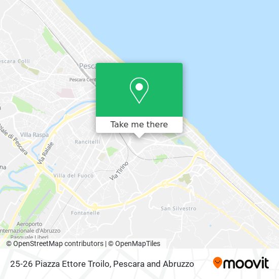 25-26 Piazza Ettore Troilo map