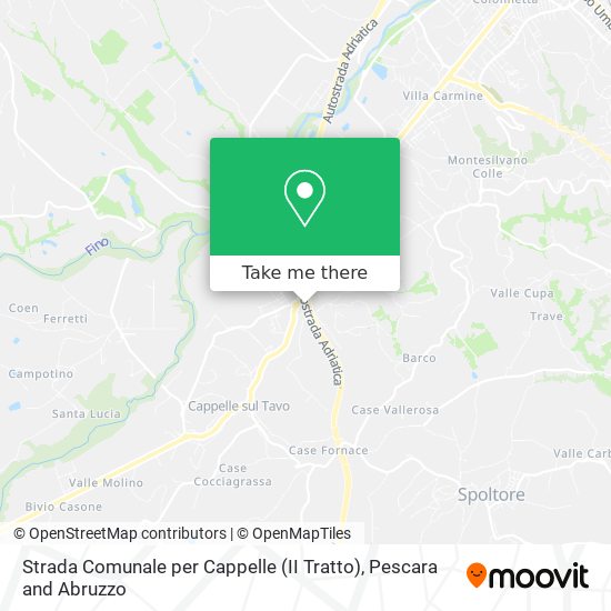 Strada Comunale per Cappelle (II Tratto) map