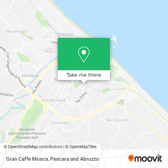 Gran Caffe Mosca map
