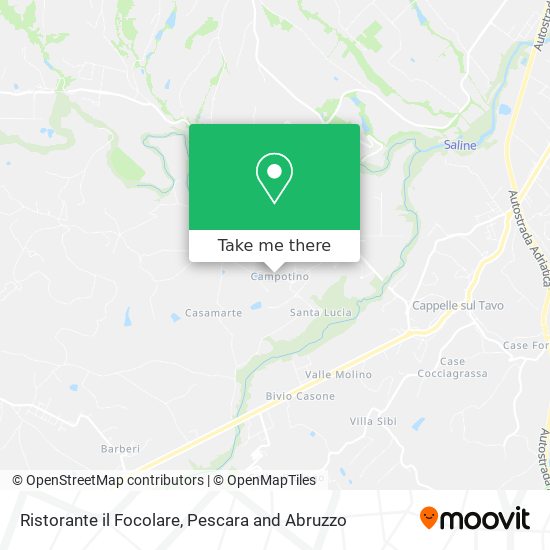 Ristorante il Focolare map