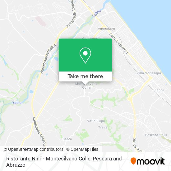 Ristorante Nini' - Montesilvano Colle map