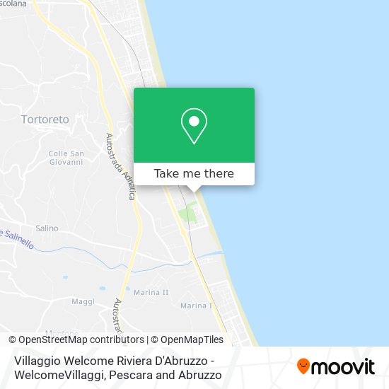 Villaggio Welcome Riviera D'Abruzzo - WelcomeVillaggi map