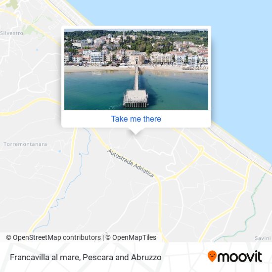 Francavilla al mare map