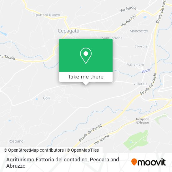 Agriturismo Fattoria del contadino map