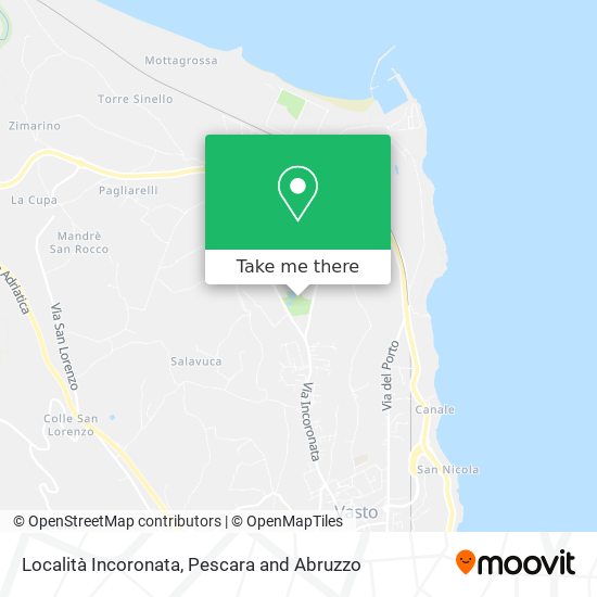 Località Incoronata map