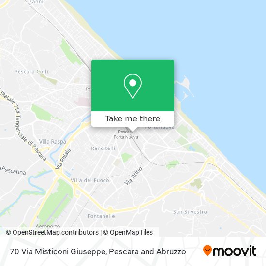 70 Via Misticoni Giuseppe map