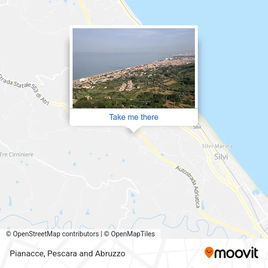 Pianacce map