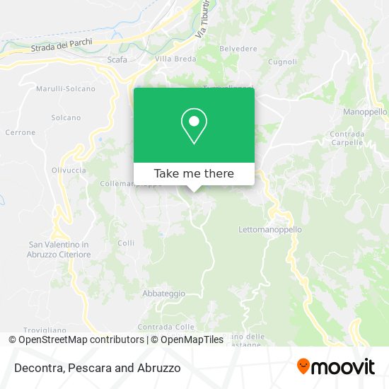 Decontra map