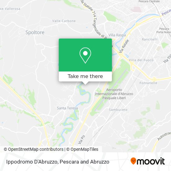 Ippodromo D'Abruzzo map