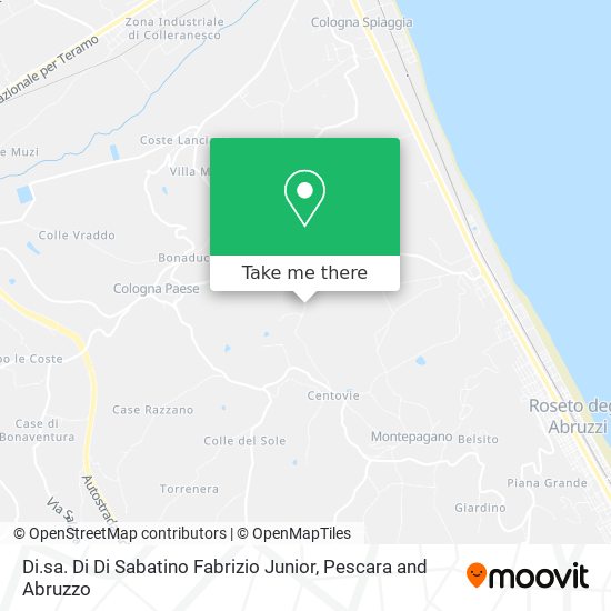 Di.sa. Di Di Sabatino Fabrizio Junior map