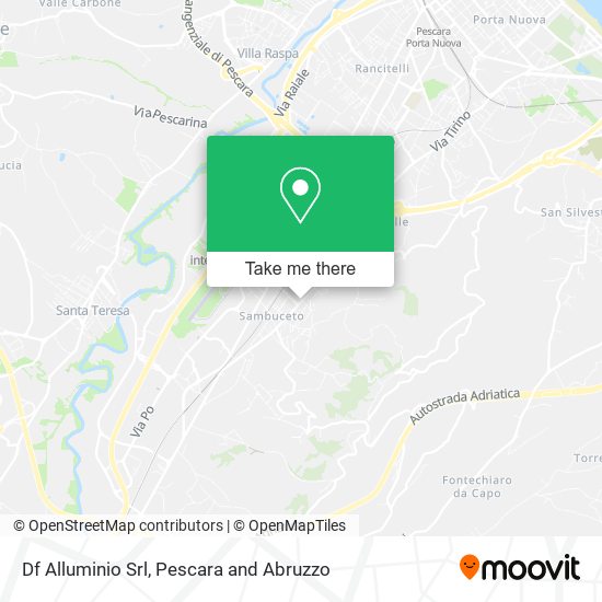 Df Alluminio Srl map