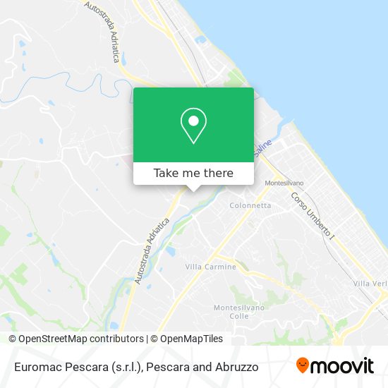 Euromac Pescara (s.r.l.) map