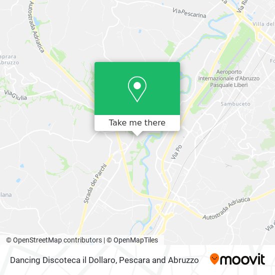 Dancing Discoteca il Dollaro map
