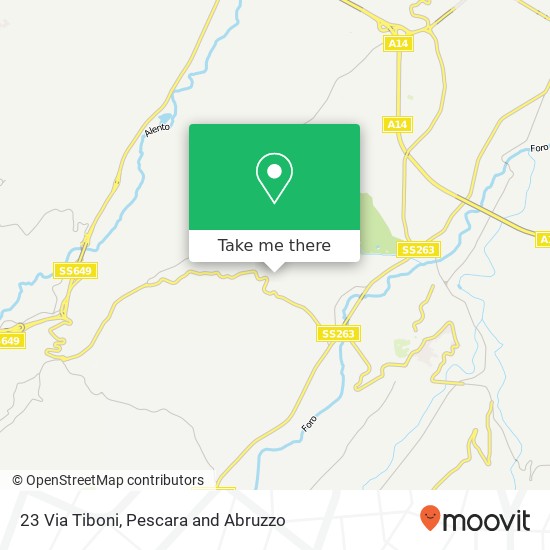23 Via Tiboni map