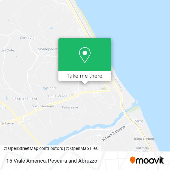 15 Viale America map