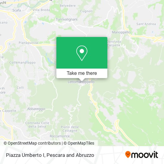 Piazza Umberto I map