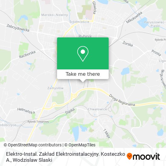 Elektro-Instal. Zakład Elektroinstalacyjny. Kosteczko A. map