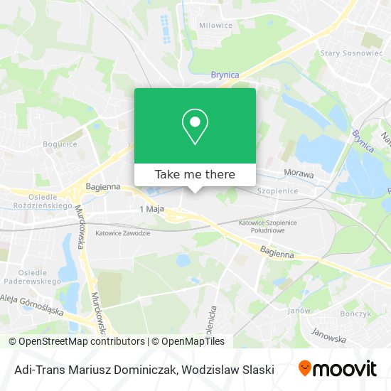 Adi-Trans Mariusz Dominiczak map