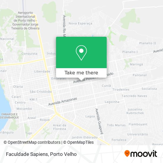 Faculdade Sapiens map