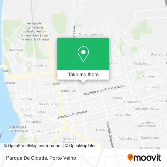 Parque Da Cidade map