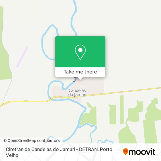 Ciretran de Candeias do Jamari - DETRAN map