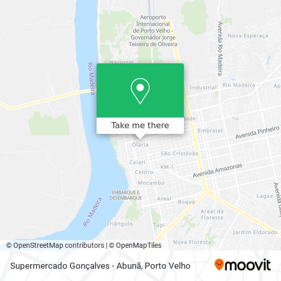Supermercado Gonçalves - Abunã map