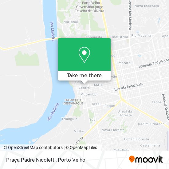 Praça Padre Nicoletti map