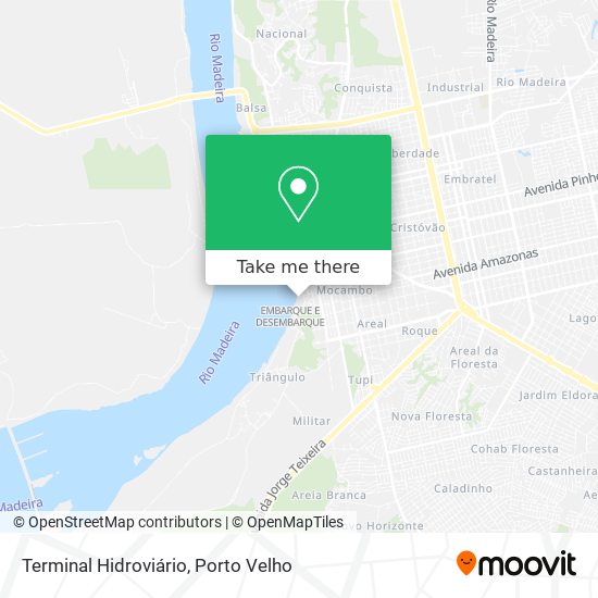 Terminal Hidroviário map