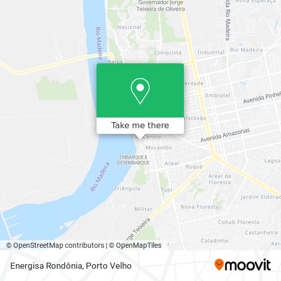 Energisa Rondônia map