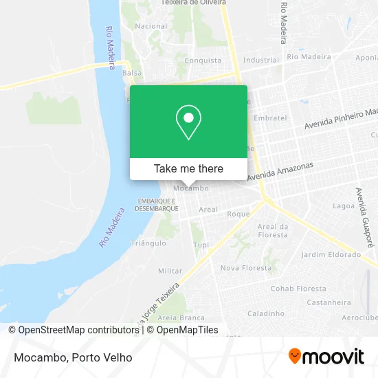 Mocambo map