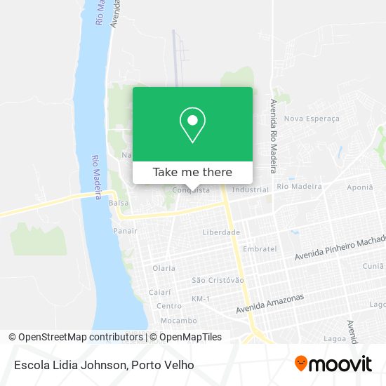 Escola Lidia Johnson map