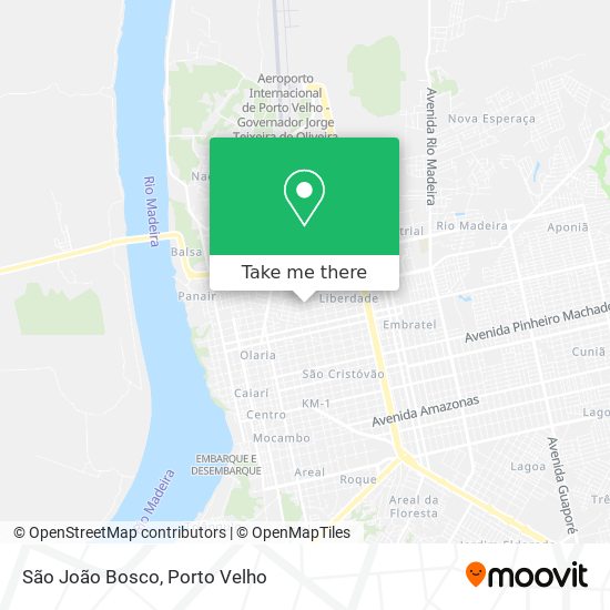 Mapa São João Bosco