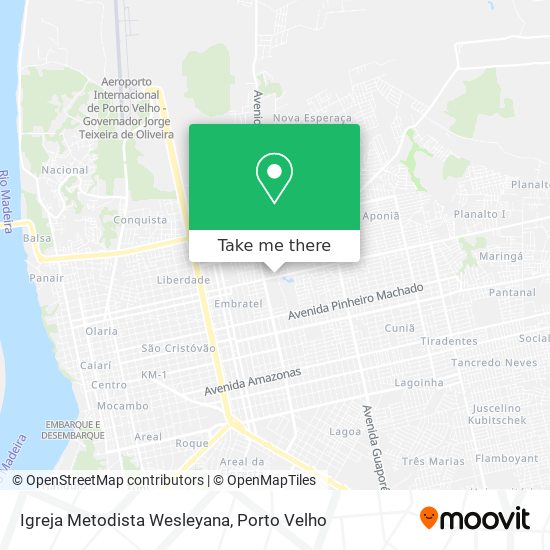 Igreja Metodista Wesleyana map
