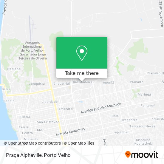 Praça Alphaville map