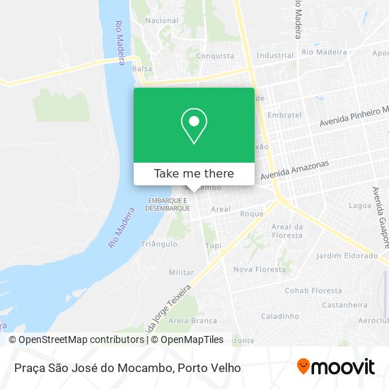 Mapa Praça São José do Mocambo