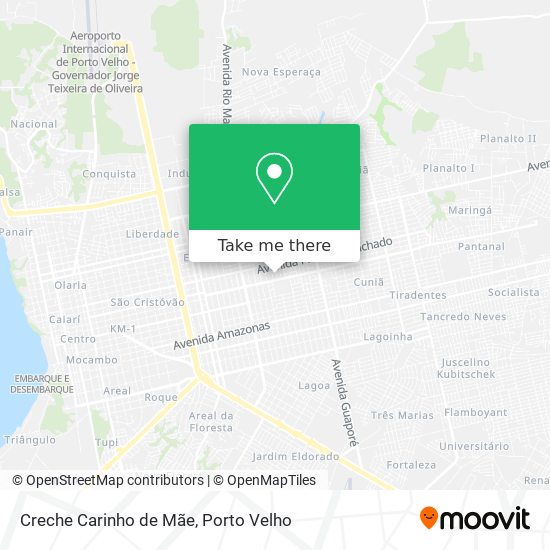 Creche Carinho de Mãe map