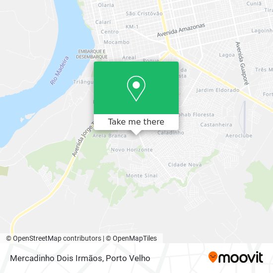 Mercadinho Dois Irmãos map