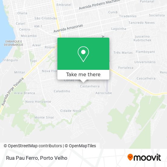 Rua Pau Ferro map