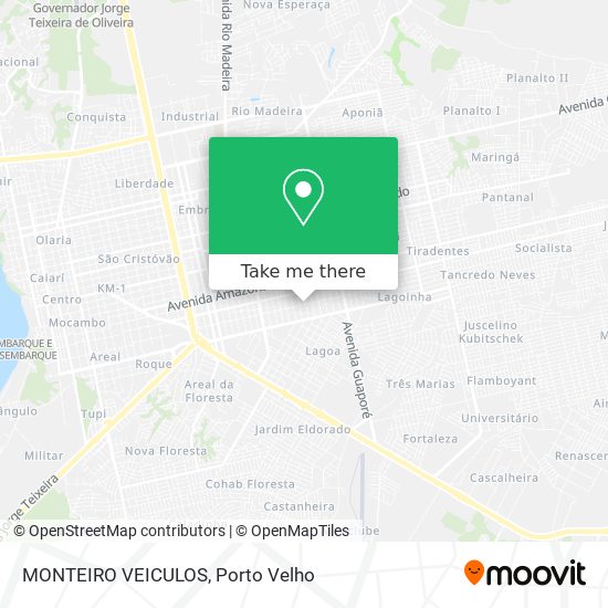 MONTEIRO VEICULOS map