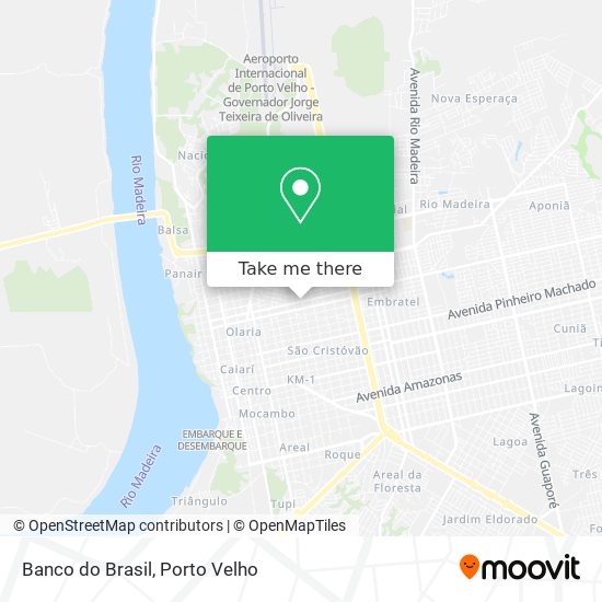 Banco do Brasil map