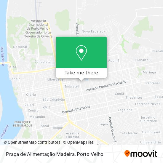 Mapa Praça de Alimentação Madeira