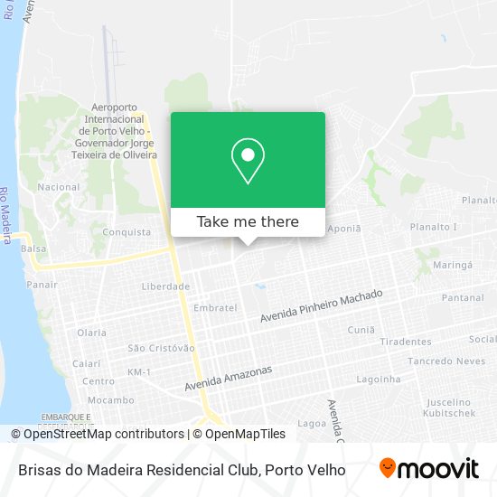 Brisas do Madeira Residencial Club map