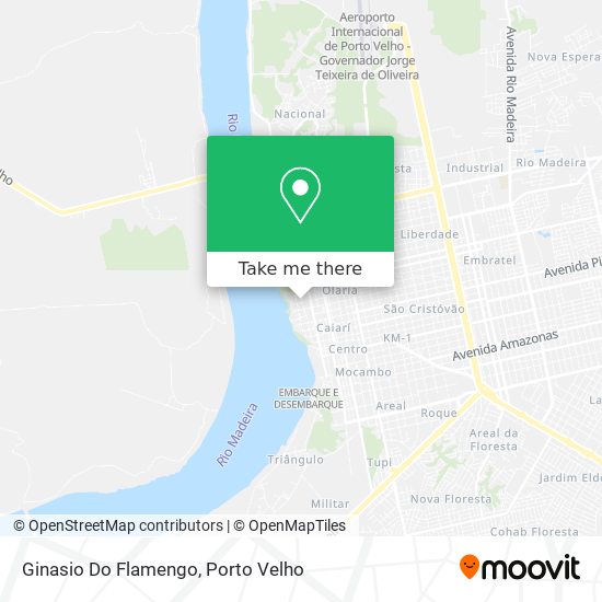 Ginasio Do Flamengo map