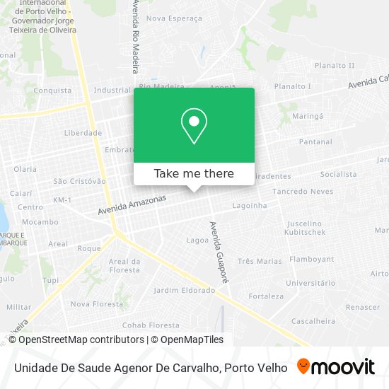 Unidade De Saude Agenor De Carvalho map