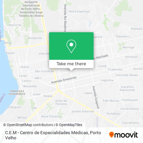 Mapa C.E.M - Centro de Especialidades Médicas