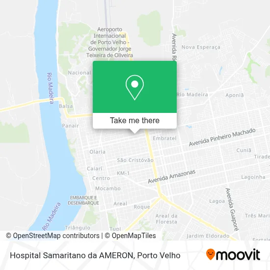 Hospital Samaritano da AMERON map