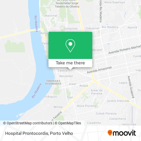 Hospital Prontocordis map