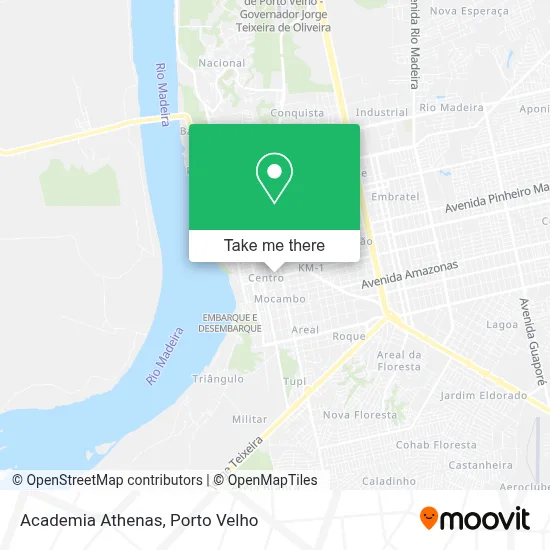 Academia Athenas map