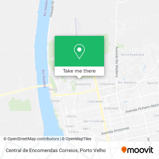 Central de Encomendas Correios map