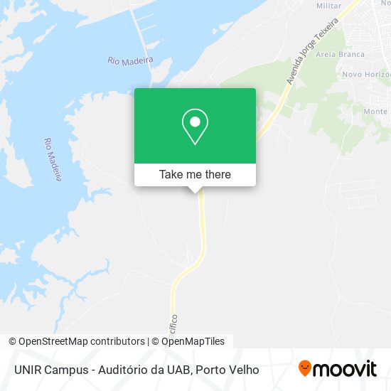 UNIR Campus - Auditório da UAB map